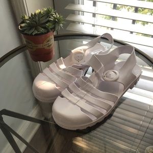 American Apparel Rubber Buckled Shoes